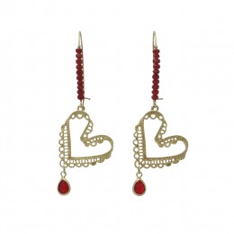 Inspiration Boucle d´oreille Red Desire O239