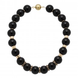 Inspiration Necklace Black Crystal H225